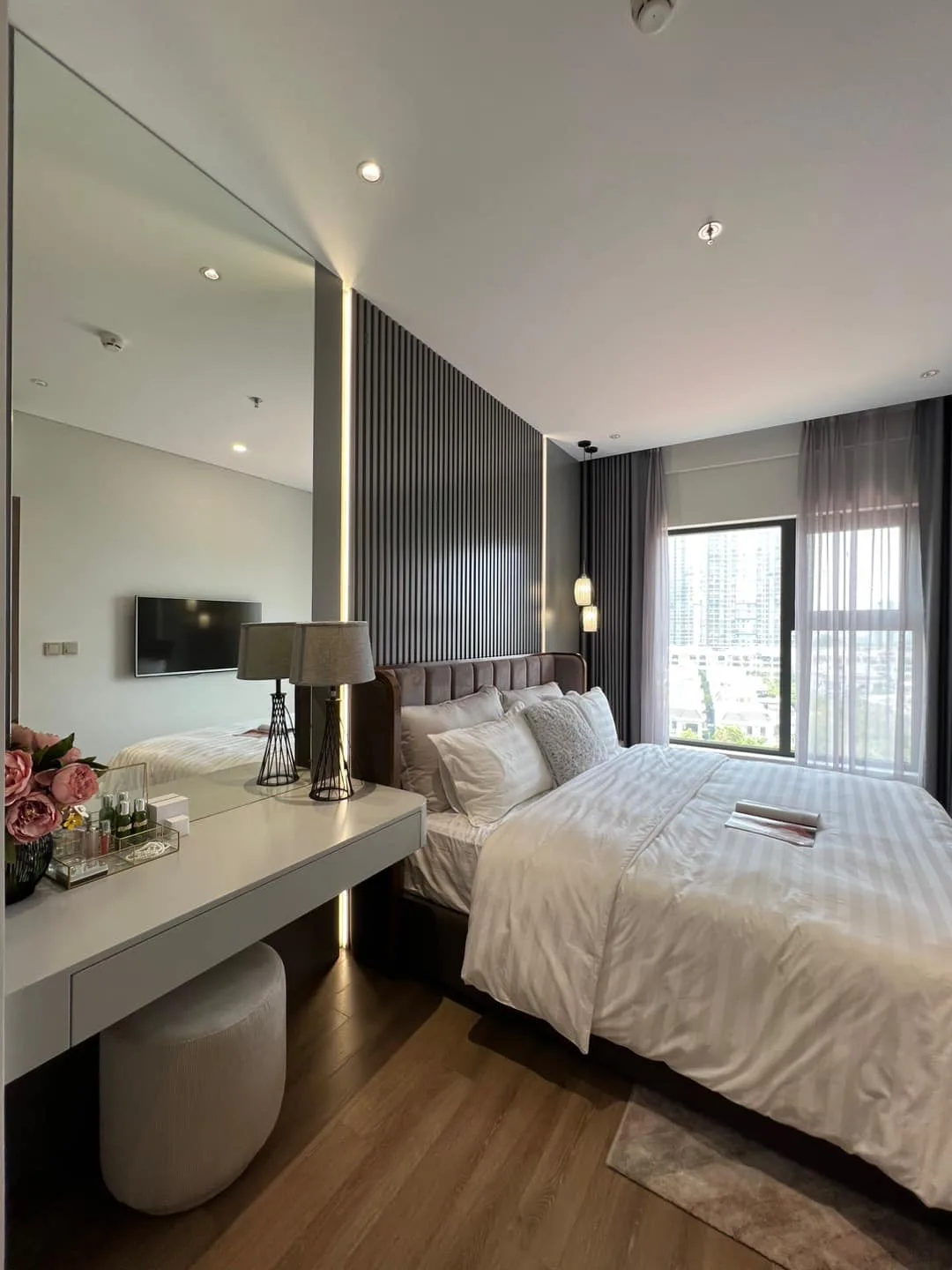 Rèm vải 2 lớp Vinhome