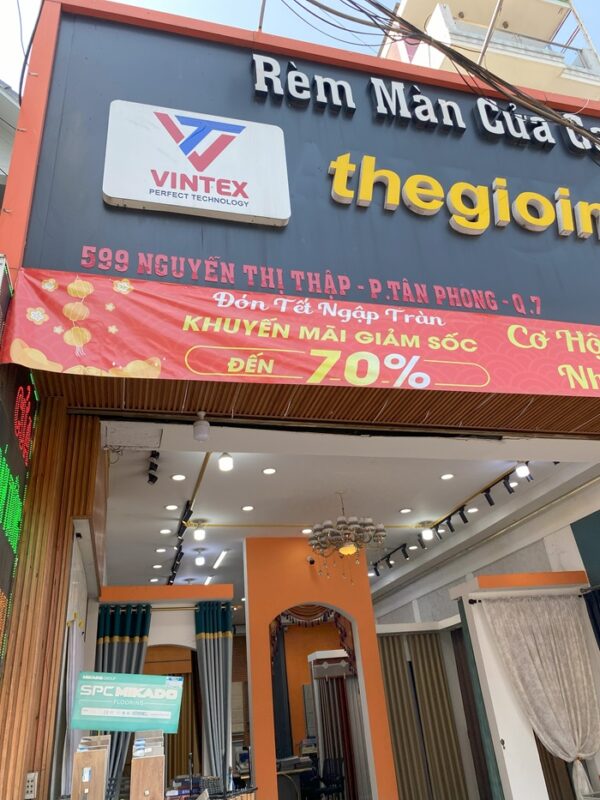 599 Nguyễn Thị Thập, quận 7 - cửa hàng rèm VINTEX